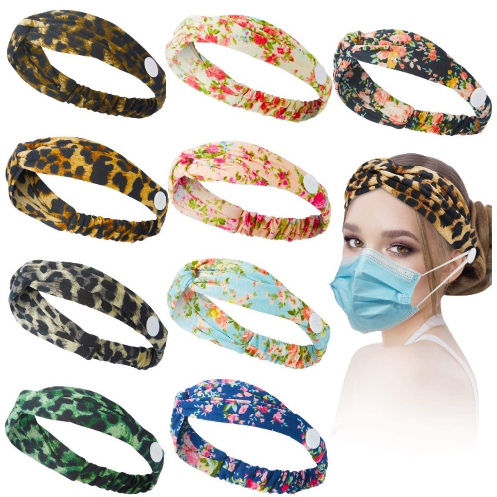 7 Button Headbands NIP